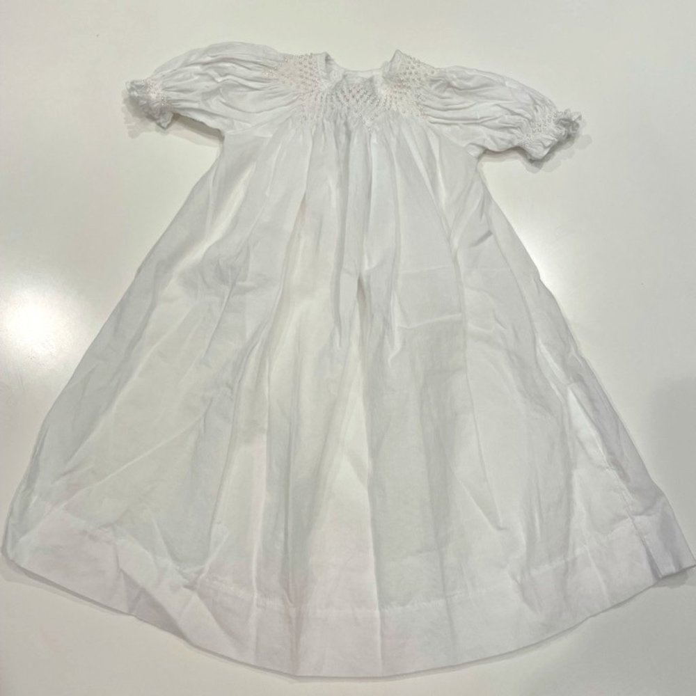 White Dress with Bead detail